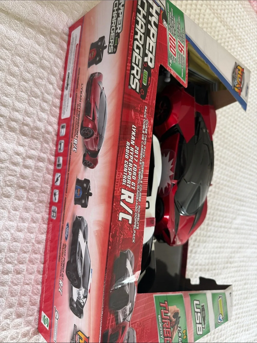 Jada HEAT Kids RC Twin Pack - 2017 Ford GT, Lykan Hypersport